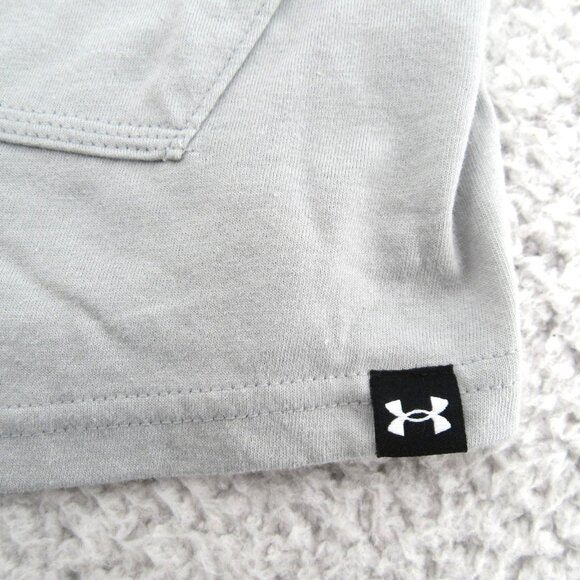 Under Armour UA Project Rock Training Tank Hoodie Mens Size Medium Grey NEW - Picture 7 of 14